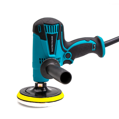 600W Mini Rotary Electric Orbital Floor Car Polisher Machine Pad Sander Waxing Buffing Car Waxer Beauty Wet Polisher Adjustable