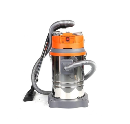 Hotel 70L Yellow Vertical Industrial Wet And Dry Washing Vacuum Cleaner For Car Wash Factory Warehouse Heavy Dust